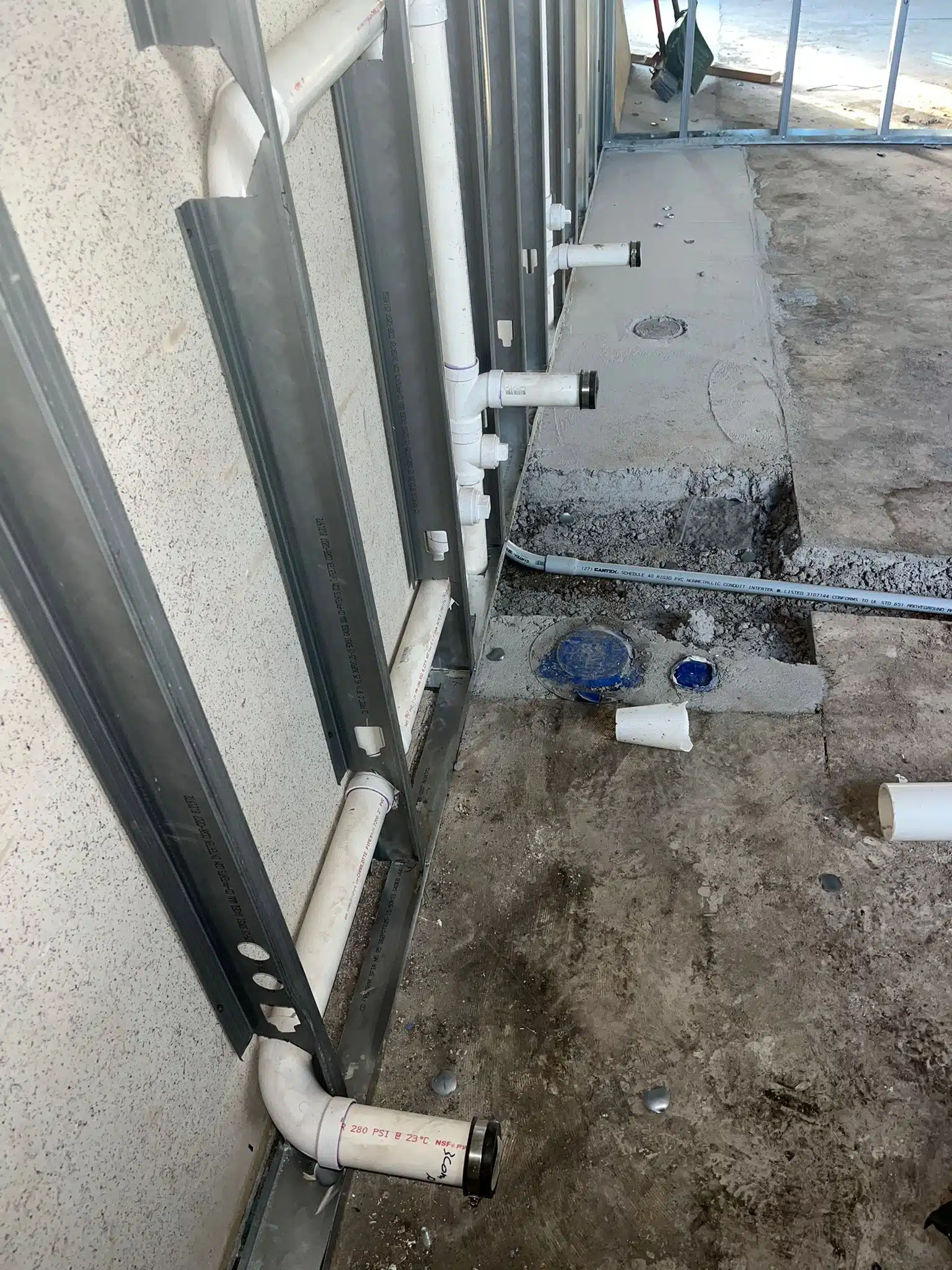 Afton MN, Commercial HVAC and Plumbing plumbing installation in a rural commercial facility