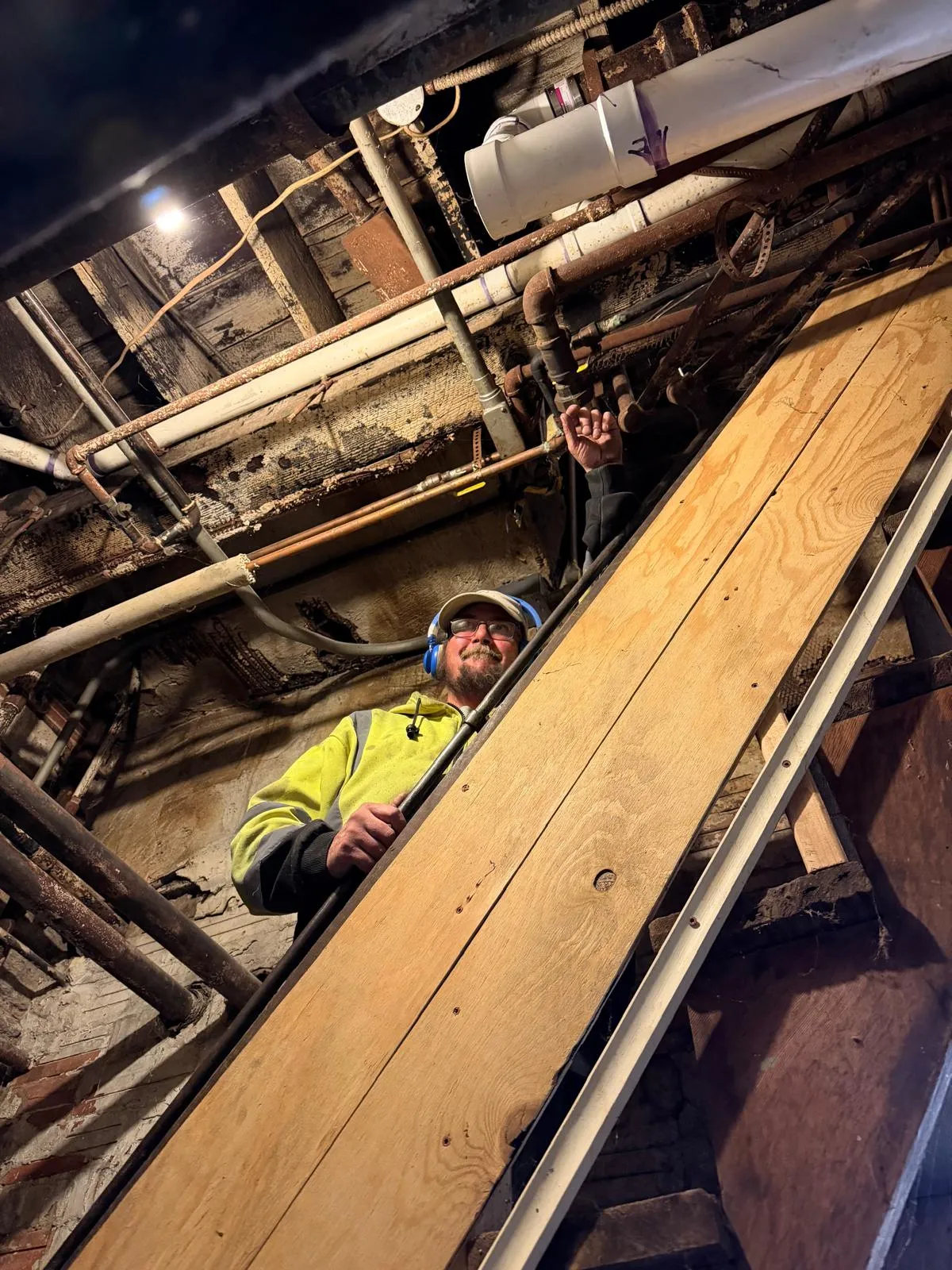 Bayport MN, Commercial HVAC and Plumbing plumbing system inspection in a manufacturing building