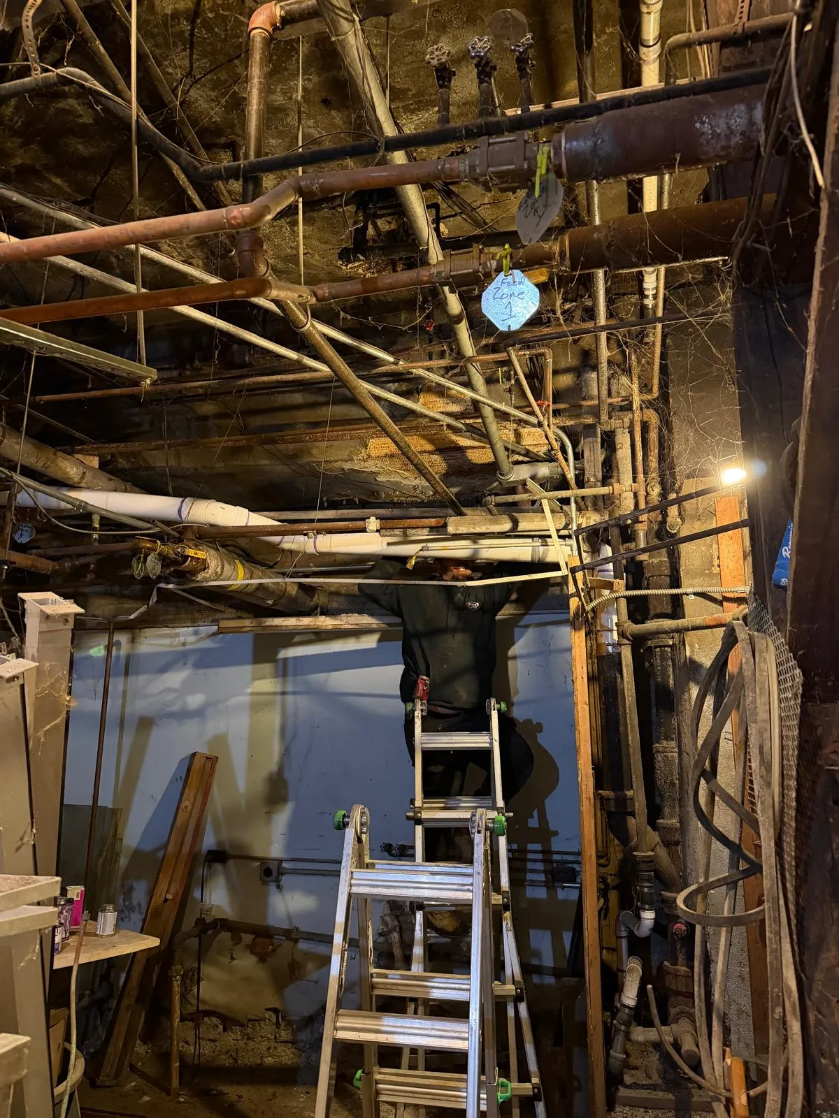 Newport MN, Commercial HVAC and Plumbing plumbing inspection in a legacy commercial building
